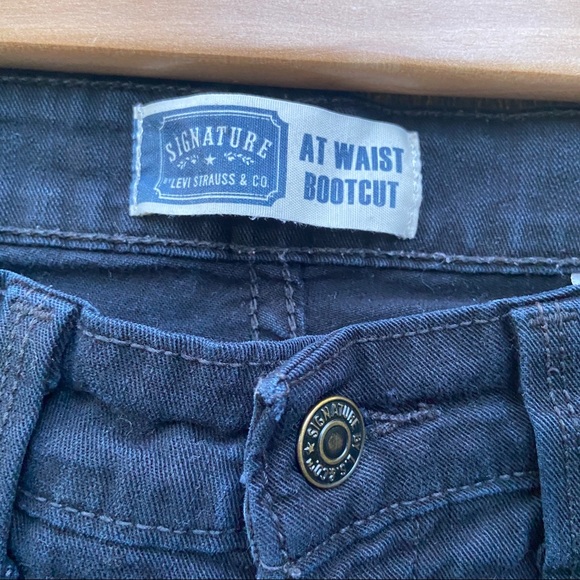 🌿 Vintage Levi’s Black Cotton Bootcut Flare Jeans 🌿 - Picture 3 of 6